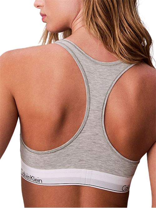 Bralette grigia Icon Calvin Klein | LV00QF8493P7A